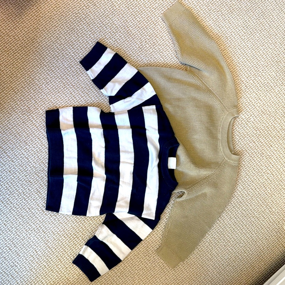 Two boys Zara cotton sweaters 2-3 year & 18-24 months